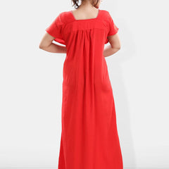 Be You Floral Embroidered Maxi Nightdress