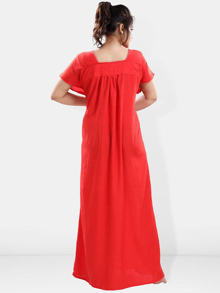 Be You Floral Embroidered Maxi Nightdress