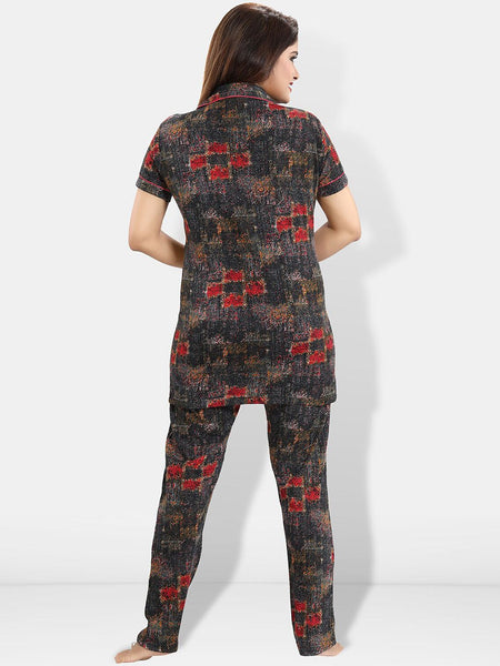 Be You Printed Shirt & Pyjama