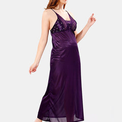 Be You Satin Maxi Nightdress With Robe