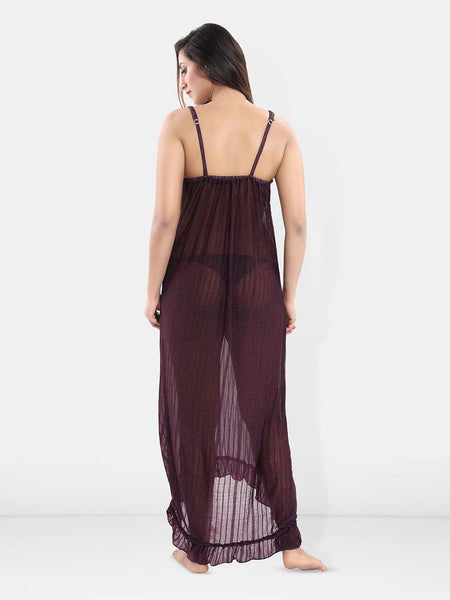 Be You Self Design Net Baby Doll With Brief