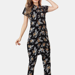 Be You Floral Printed Night Suit
