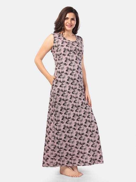 Be You Printed Maxi Nightdress