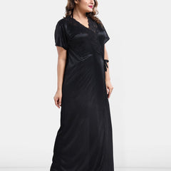 Be You Satin Wrap Nightdress With Robe