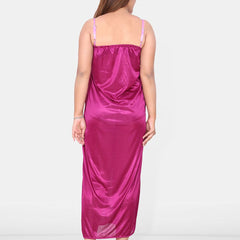 Be You Set of 2 Embroidered Maxi Wrap Nightdress