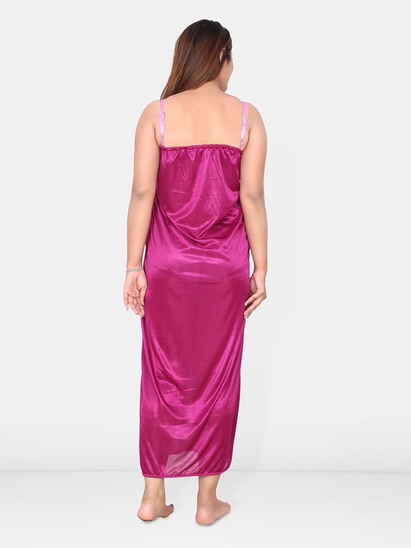 Be You Set of 2 Embroidered Maxi Wrap Nightdress