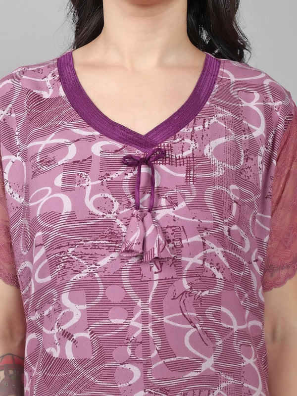 Be You Printed Maxi Nightdress