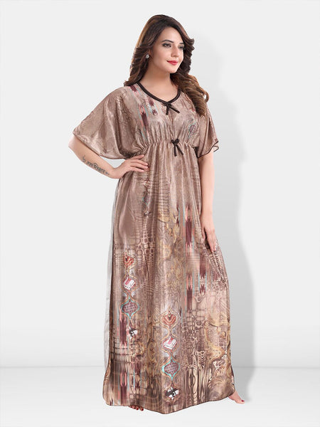 Be You Printed Maxi Kaftan Nightdress