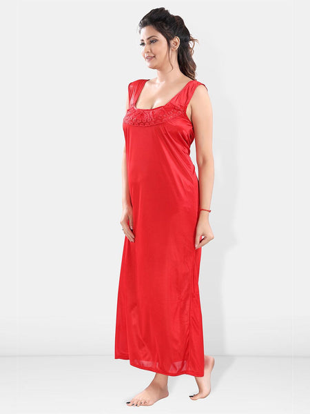Be You Satin Maxi Nightdress With Robe