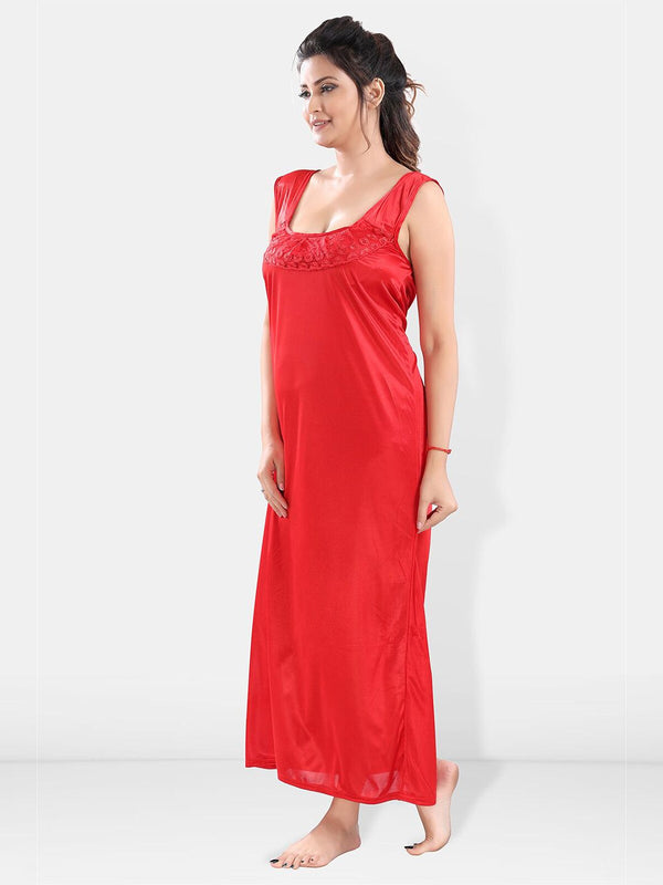 Be You Satin Maxi Nightdress With Robe