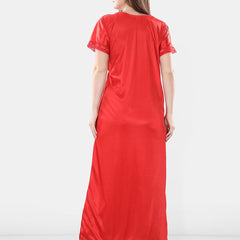 Be You Satin Wrap Nightdress With Robe