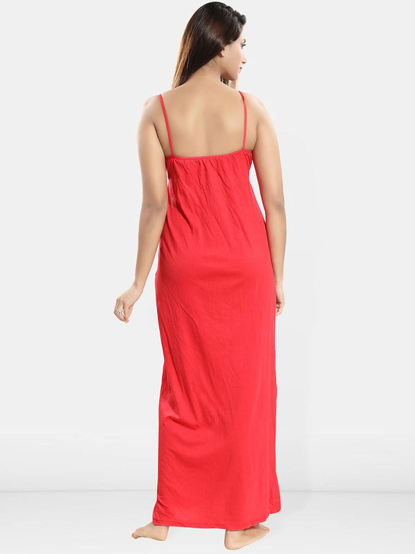 Be You Shoulder Straps Cotton Maxi Nightdress