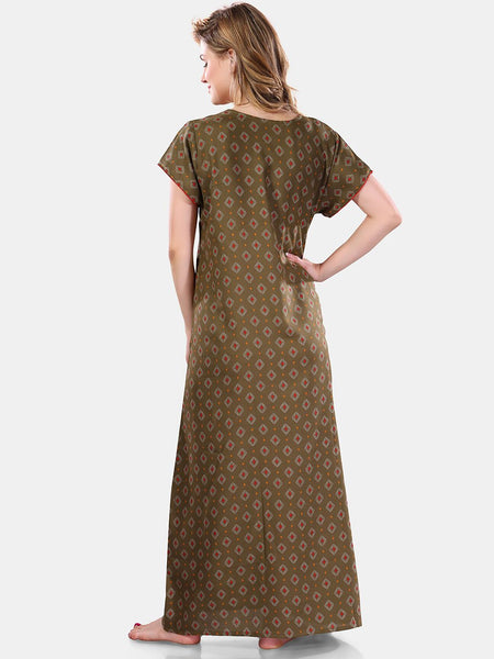 Be You Geometric Printed Maxi Nightdress