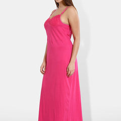 Be You Shoulder Straps Sleeveless Cotton Maxi Nightdress