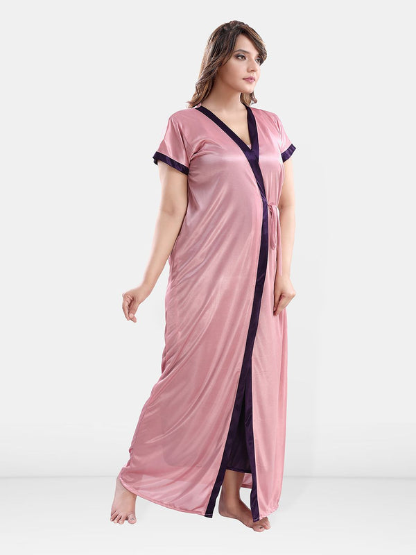 Be You Satin Maxi Nightdress With Robe