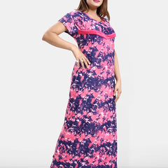Be You Printed Maternity Maxi Nightdress