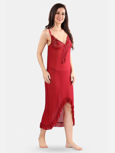 Be You Net Baby Doll With High-Low