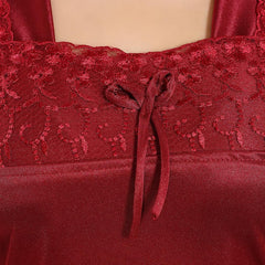 Be You Square Neck Satin Night suit