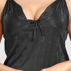 Be You Polka Dots Printed Satin Baby Doll