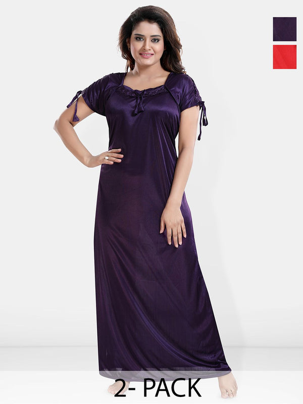 Be You Maxi Nightdress Pack Of 2