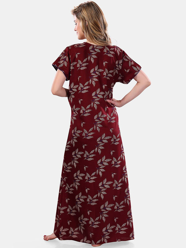 Be You Floral Printed Maxi Nightdress
