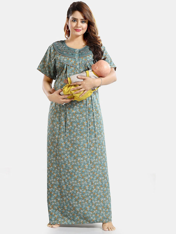 Be You Floral Printed Maxi Nightdress