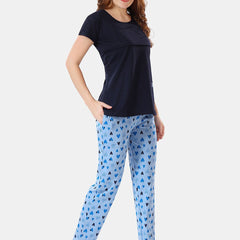 Be You Printed Maternity Night Suit