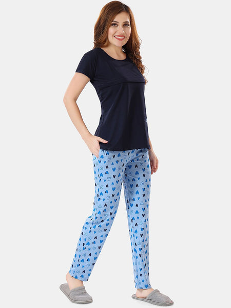 Be You Printed Maternity Night Suit