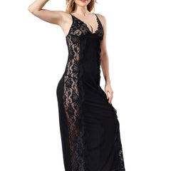 Be You Self Design Shoulder Straps Net Baby Doll With Briefs