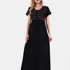 Be You Round Neck Maxi Nightdress