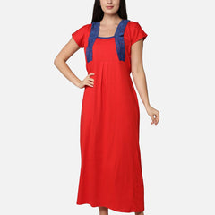 Be You Red Maxi Nightdress
