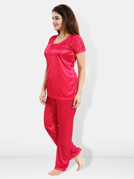 Be You 6 Piece Satin Maxi Nightdress