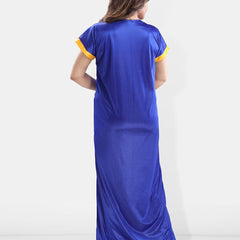 Be You Shoulder Straps Satin Maxi Nightdress with Robe