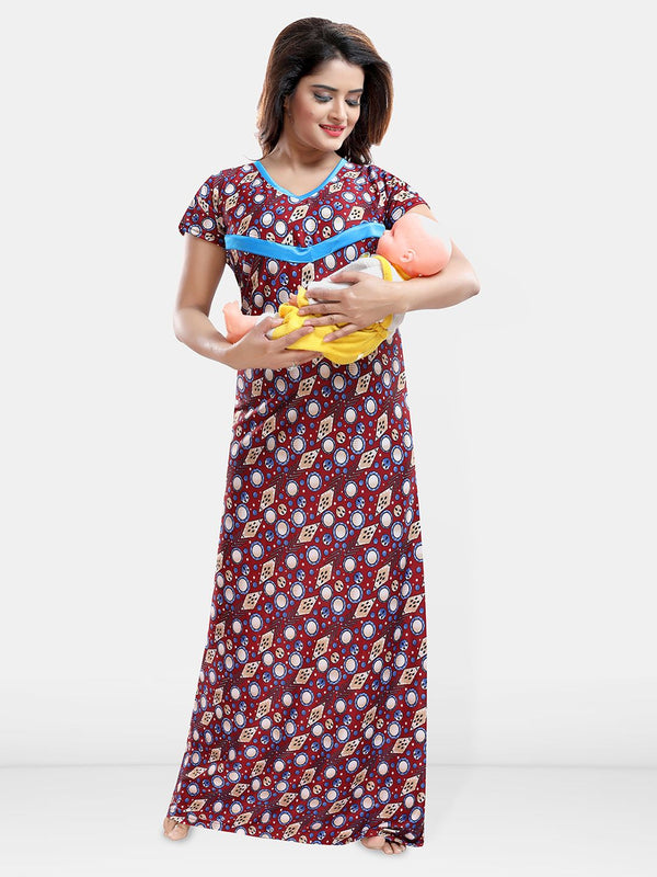 Be You Printed Maxi Nightdress