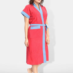 Be You Women Cotton Anti-bacterial Super Soft Bath Robe With Belt