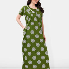 Be You Printed Cotton Maxi Nightdress