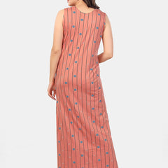 Be You Conversational Printed Sleeveless Maxi Nightdress