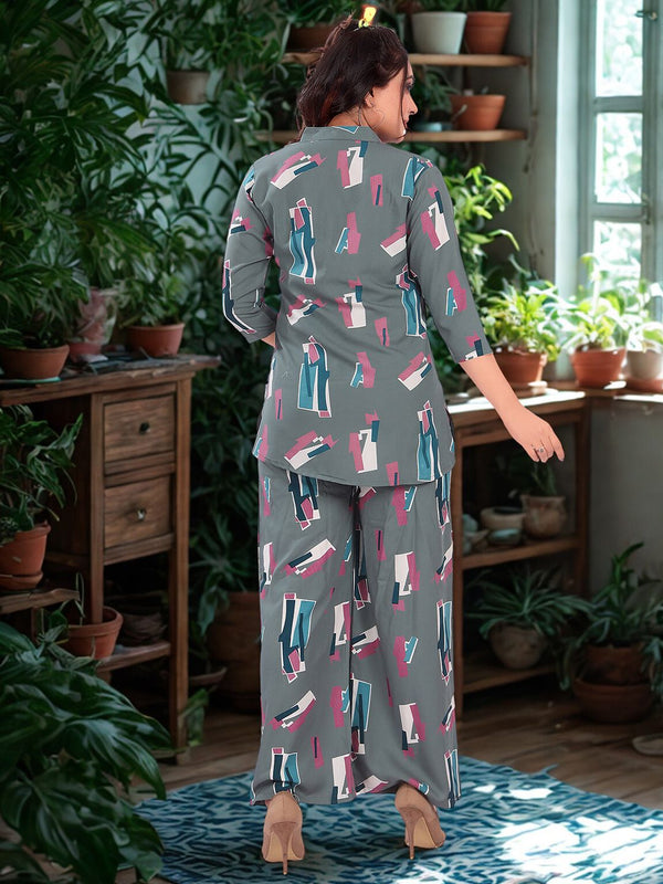 Be You Printed Top & Trousers Co-Ords