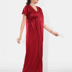 Be You Satin Maxi Nightdress With Robe