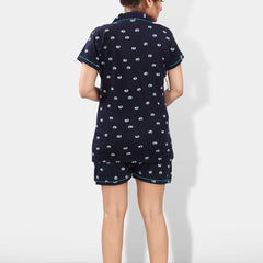 Be You Geometric Printed Night suit