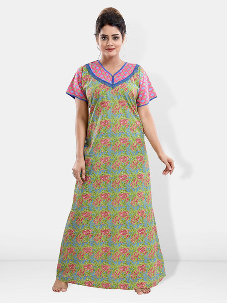 Be You Floral Printed Maxi Nightdress