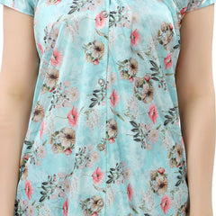 Be You Floral Printed Satin Night suit