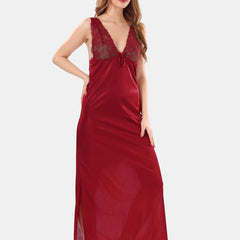 Be You Satin Maxi Nightdress With Robe