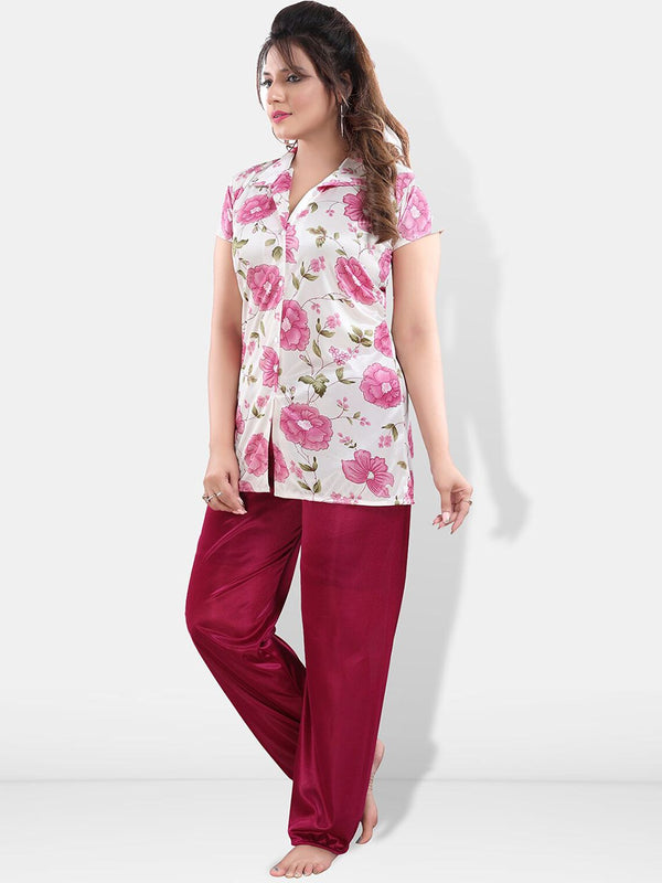 Be You Women Floral Printed Night suit