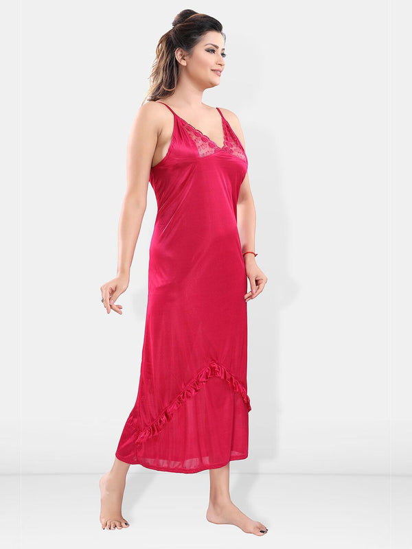 Be You Satin Maxi Nightdress With Robe