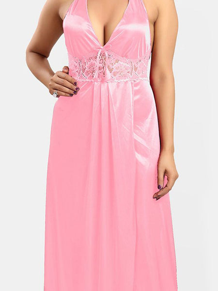 Be You Halter Neck Maxi Sweat Nightdress