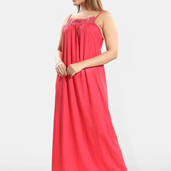 Be You Lace Cotton Maxi Nightdress