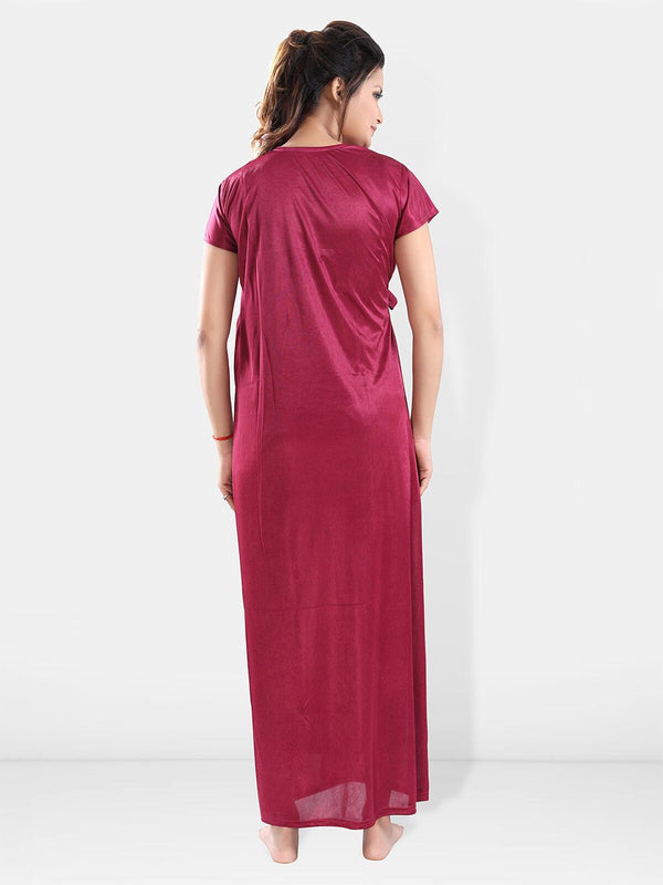 Be You Satin Maxi Nightdress With Robe