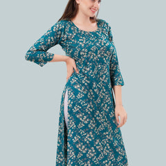 Be You Women Floral Printed Maternity Kurta