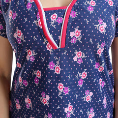 Be You Floral Printed Satin Maxi Nightdress